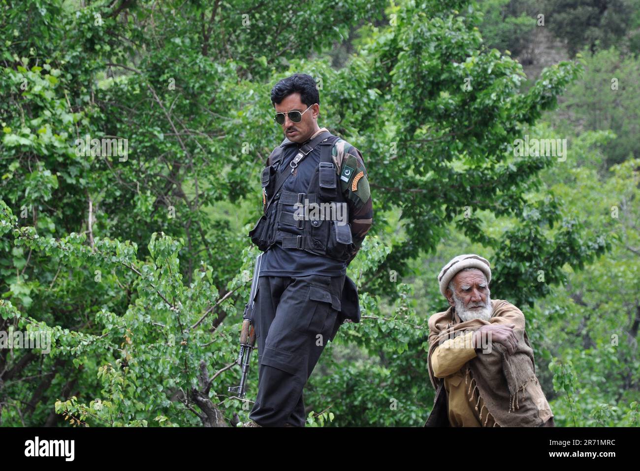 Pakistan. Rambur-Dorf Stockfoto