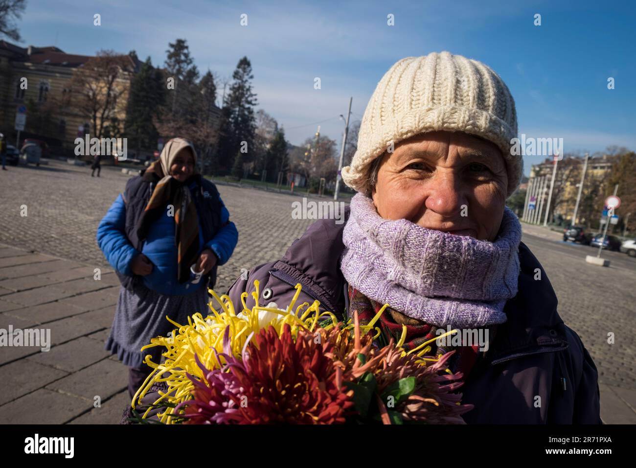 Bulgarien. Sofia. Hausierer Stockfoto