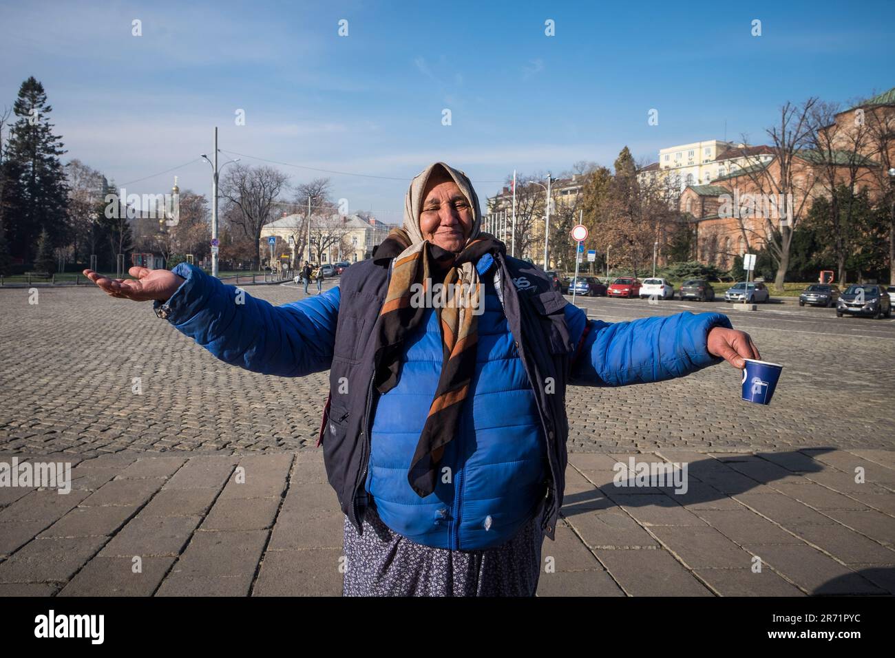 Bulgarien. Sofia. - Ich weiß Stockfoto