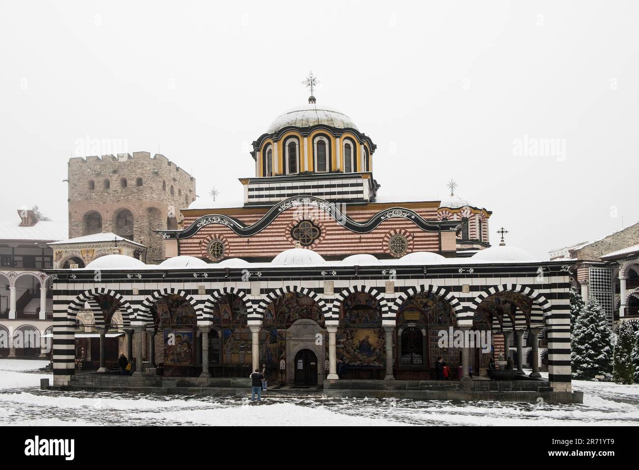 Bulgarien. Rila-Kloster Stockfoto