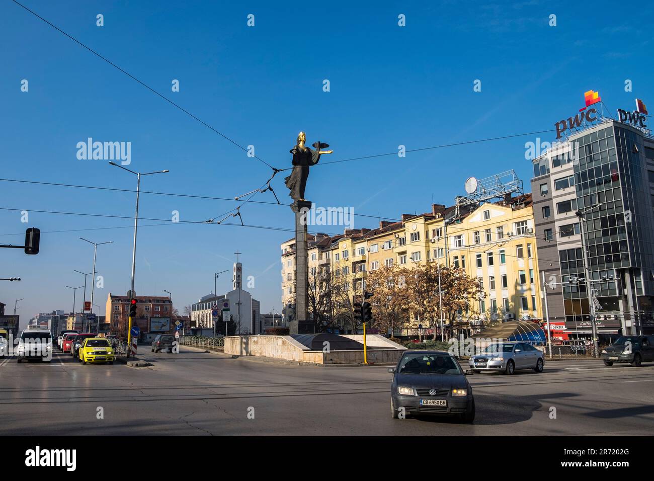 Bulgarien. Sofia. Die Statue von Sveta Sofia Stockfoto