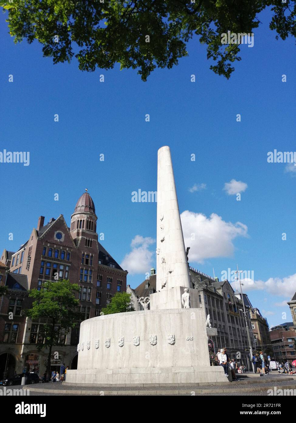 Niederlande. Holland. Amsterdam. Nationaldenkmal Stockfoto