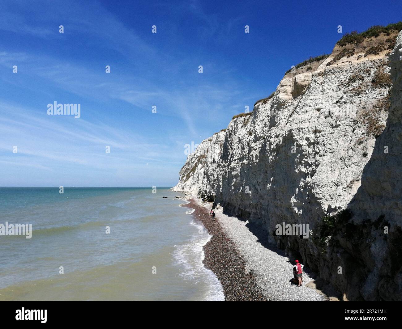 Frankreich. Cote d'Opale. Cap Blanc Nez Stockfoto