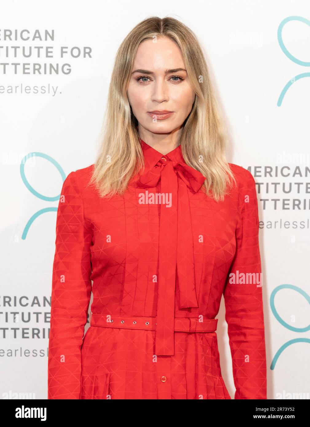 New York, USA. 13. Juni 2023. Emily Blunt besucht am 12. Juni 2023 die jährliche Gala des American Institute for Stuttering 17. in der 583 Park Avenue in New York. (Foto: Lev Radin/Sipa USA) Guthaben: SIPA USA/Alamy Live News Stockfoto