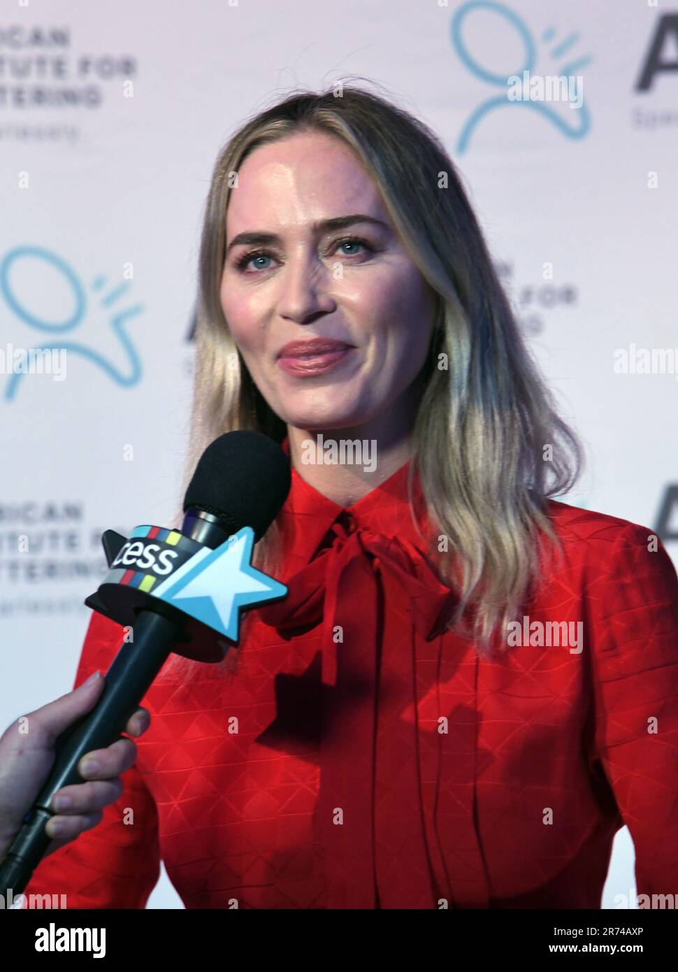 12. Juni 2023, New York, New York, USA: Emily Blunt ist Gastgeber des American Institute for Stuttering 17. Annual Gala in der 583 Park Avenue in New York. (Kreditbild: © Photo Image Press via ZUMA Press Wire) NUR ZUR REDAKTIONELLEN VERWENDUNG! Nicht für den kommerziellen GEBRAUCH! Stockfoto