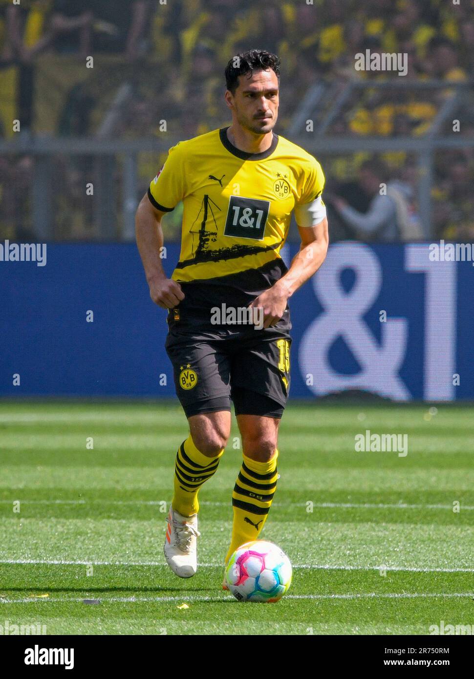 Signal Iduna Park Dortmund Deutschland, 27,5.2023, Fußball: Bundesliga Saison 2022/23 Match Day 34, Borussia Dortmund (BVB) vs Mainz 05 (M05) — Mats Hummels (BVB) Stockfoto