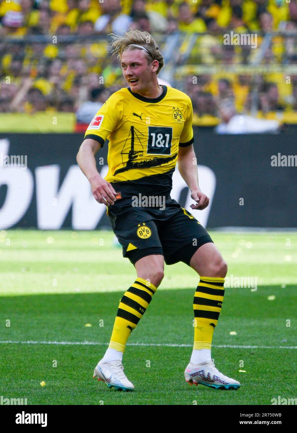 Signal Iduna Park Dortmund Deutschland, 27,5.2023, Fußball: Bundesliga Saison 2022/23 Match Day 34, Borussia Dortmund (BVB) vs Mainz 05 (M05) — Julian Brandt (BVB) Stockfoto