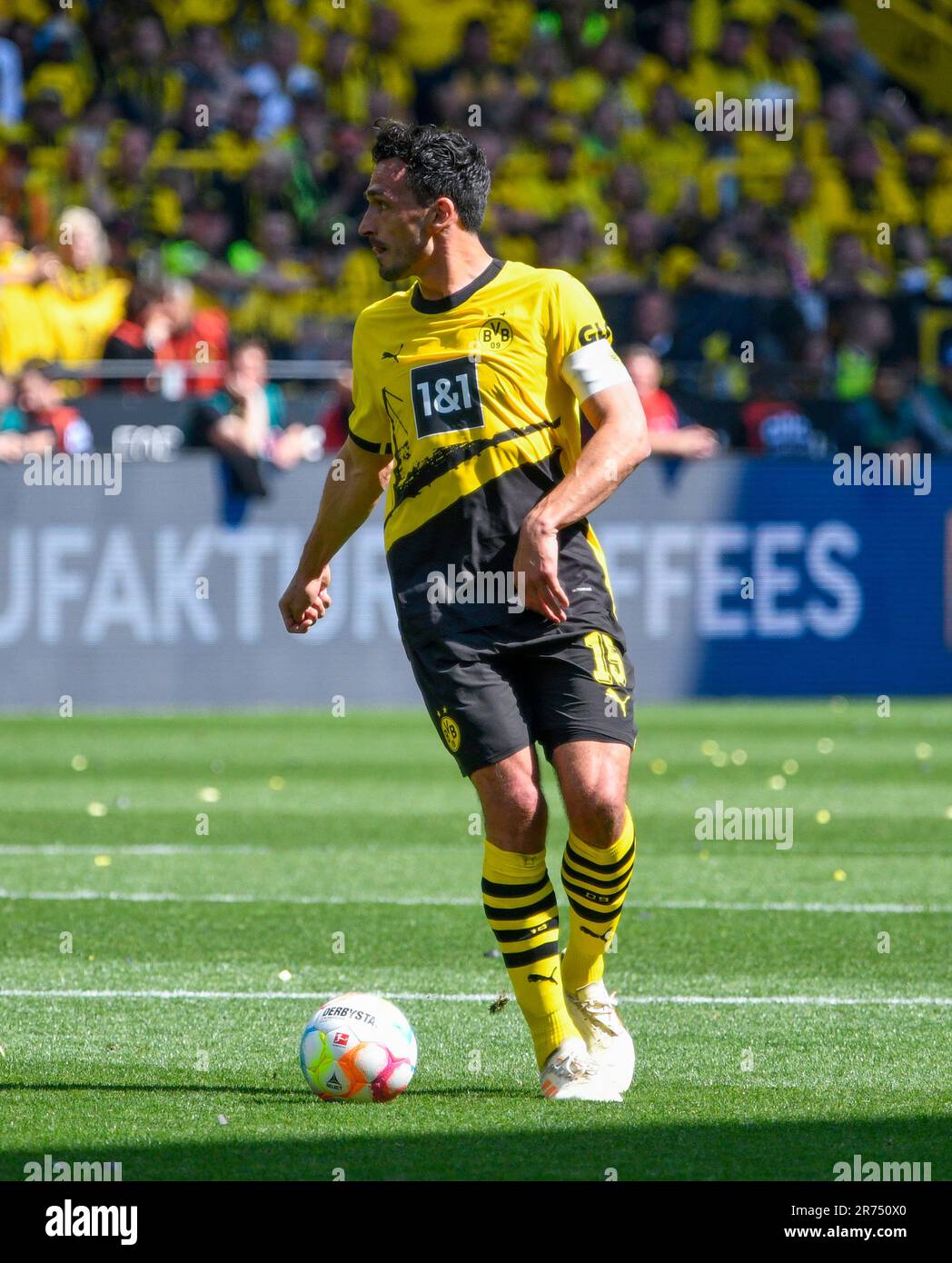 Signal Iduna Park Dortmund Deutschland, 27,5.2023, Fußball: Bundesliga Saison 2022/23 Match Day 34, Borussia Dortmund (BVB) vs Mainz 05 (M05) — Mats Hummels (BVB) Stockfoto