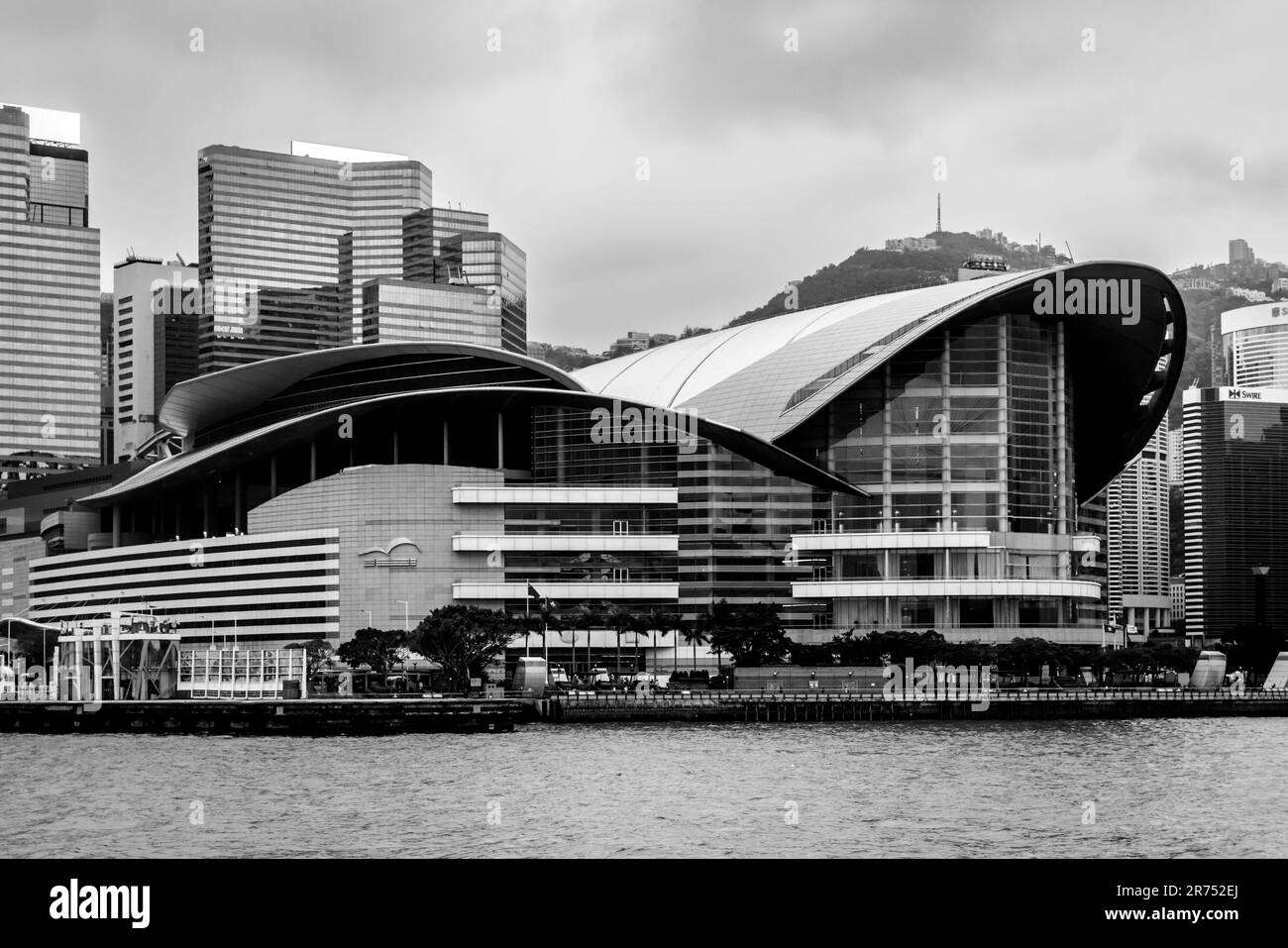 Hong Kong Convention and Exhibition Centre, Wan Chai, Hong Kong Island, Hong Kong, China. Stockfoto