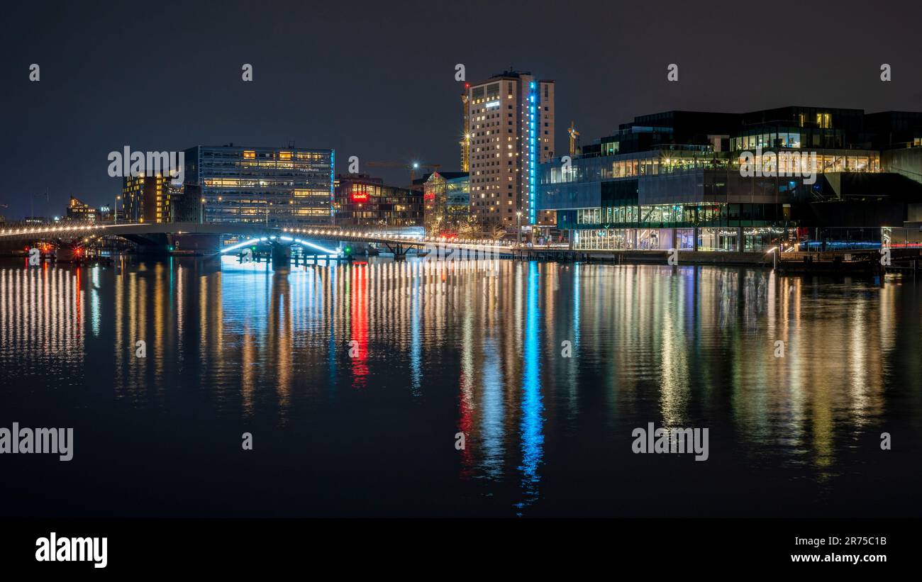 Danish Architecture Center, Lille Langebro Bridge, Kopenhagen, Dänemark Stockfoto