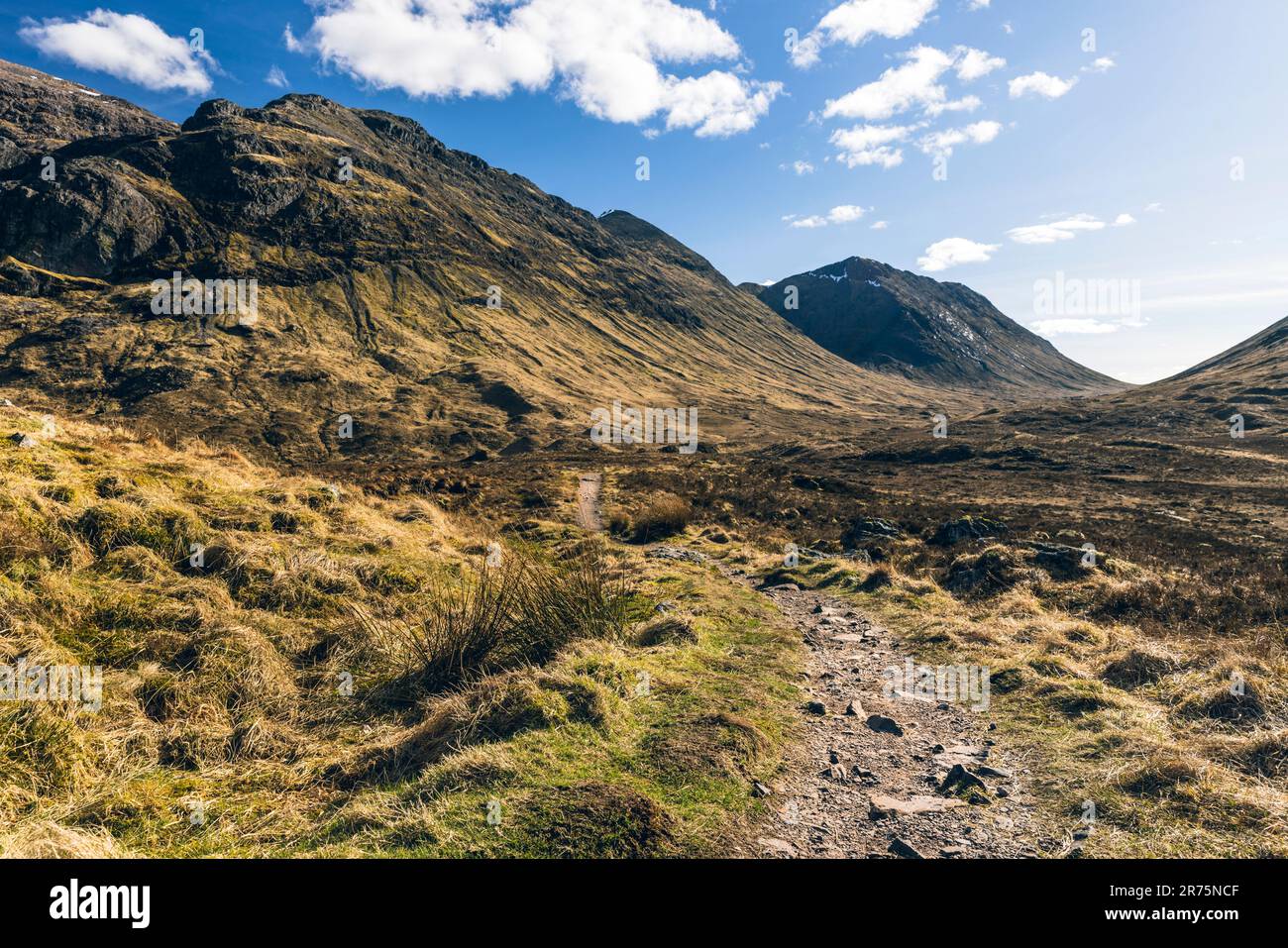 Das Glencoe-Tal Stockfoto