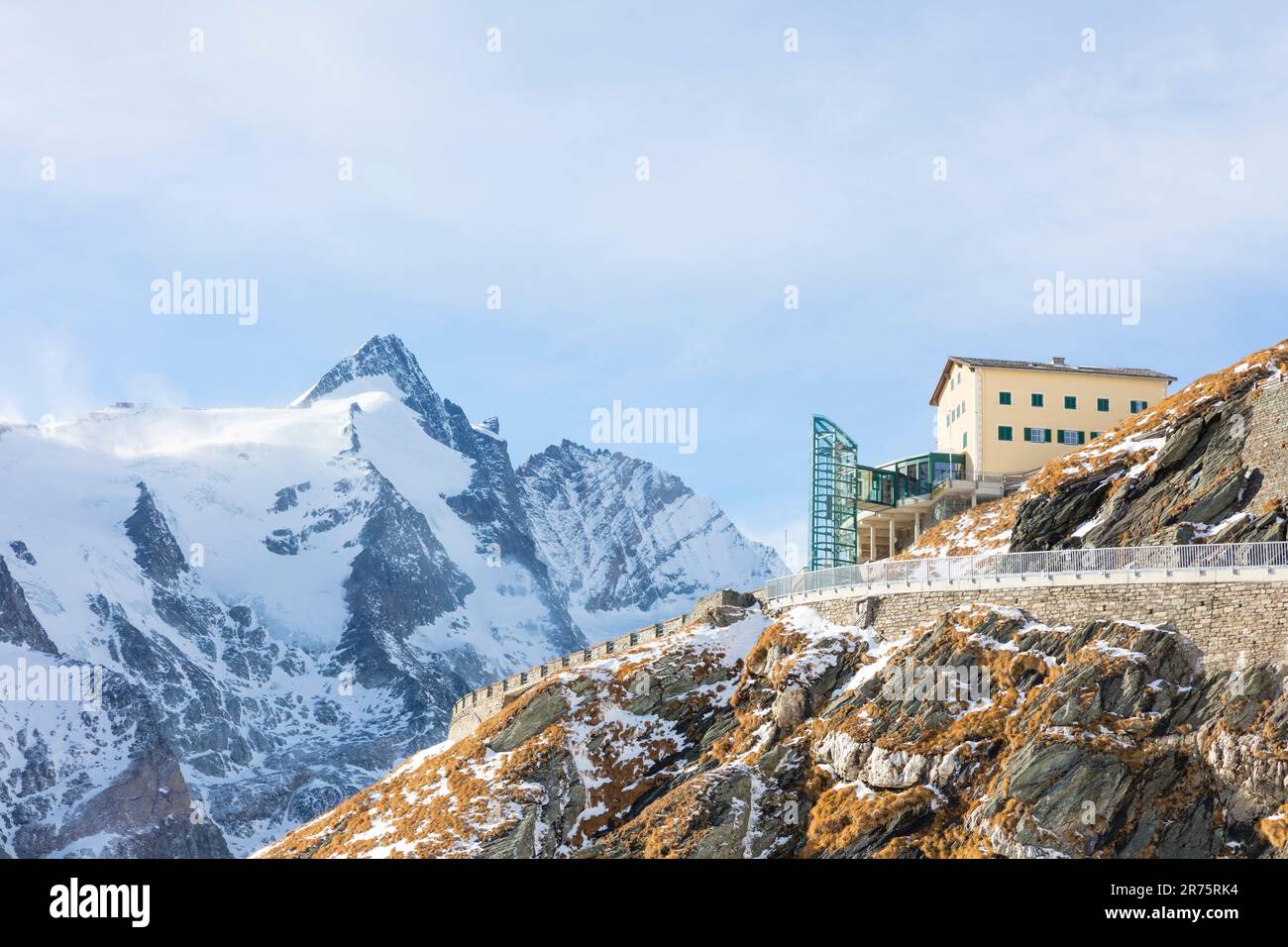 Großglockner auf der Grossglockner High Alpine Road Stockfoto