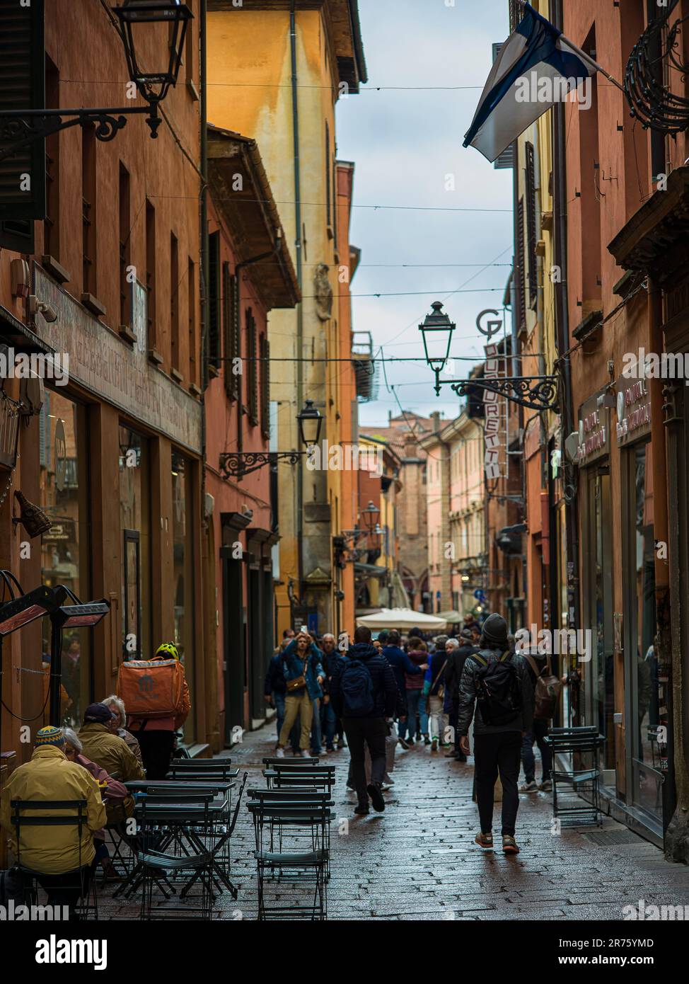 Italien, Bologna, Altstadt von Bologna Stockfoto