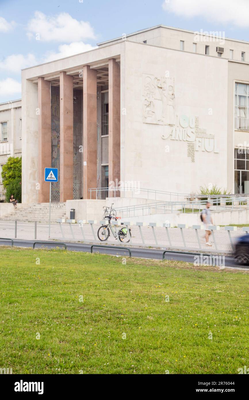 Faculdade de Letras da Universidade de Lisboa Lissabon Portugal Stockfoto