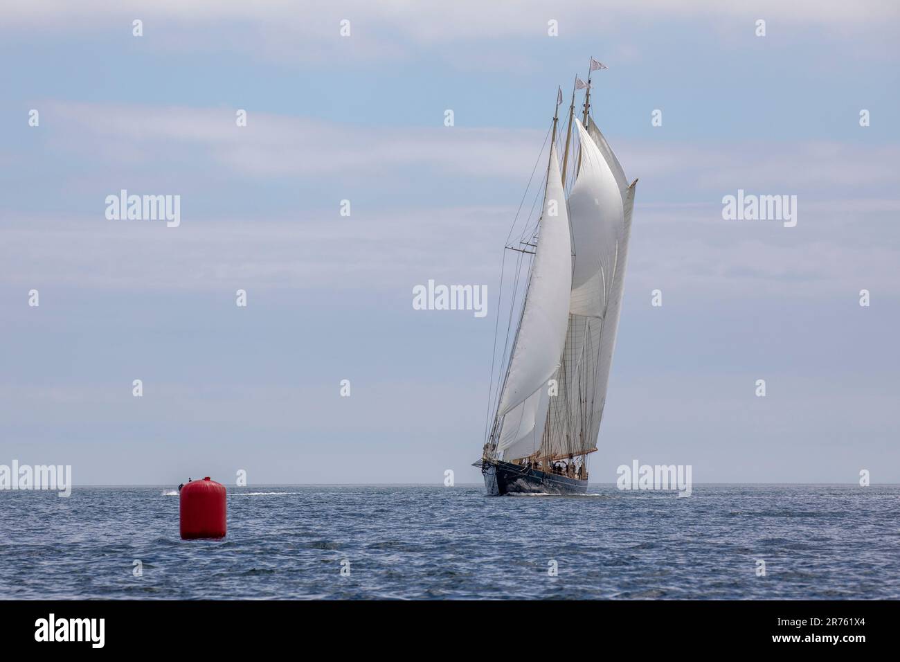 Richard Mille Classic Yacht Regatta, Falmouth. Der Richard Mille Cup ist eine neue Yachtregatta, die wunderschön restaurierte Yachten zusammenbringt Stockfoto