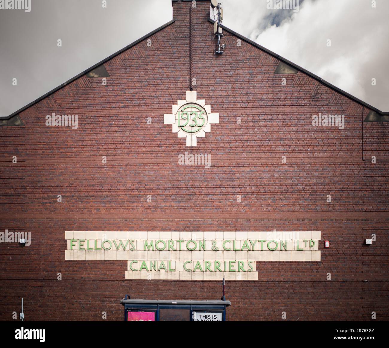 Das ehemalige Fellows, Morton & Clayton Canal Transportation Building in Digbeth, Birmingham. Neues Zuhause der Digbeth Loc Studios, Steven Knight. Stockfoto