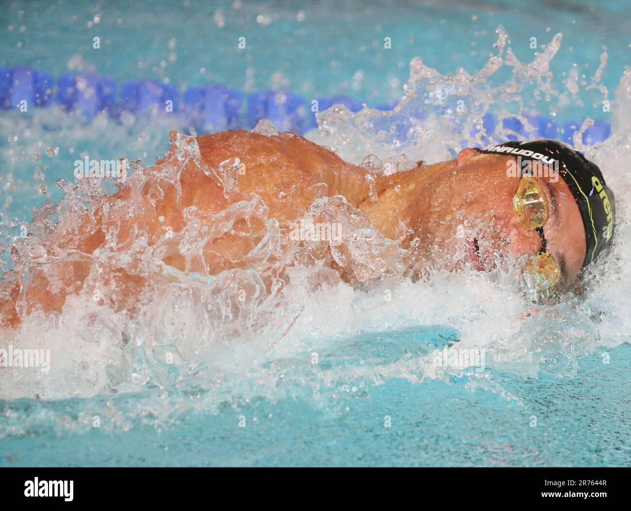 Florent Manaudou, Herren Heat 100m Freestyle während der French Elite Swimming Championships am 13. Juni 2023 in Rennes, Frankreich - Photo Laurent Lairys / DPPI Stockfoto