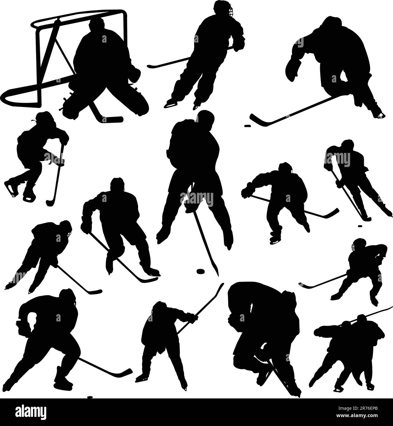 Hockey-Sammlung - Vektor Stock Vektor