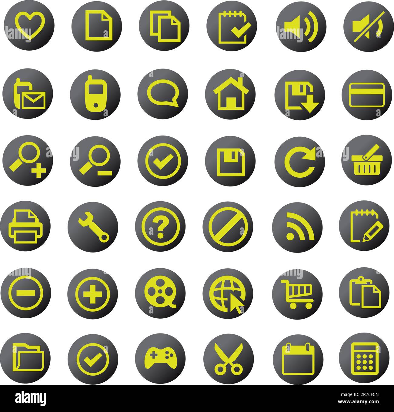 Universal-Icon-set Stock Vektor