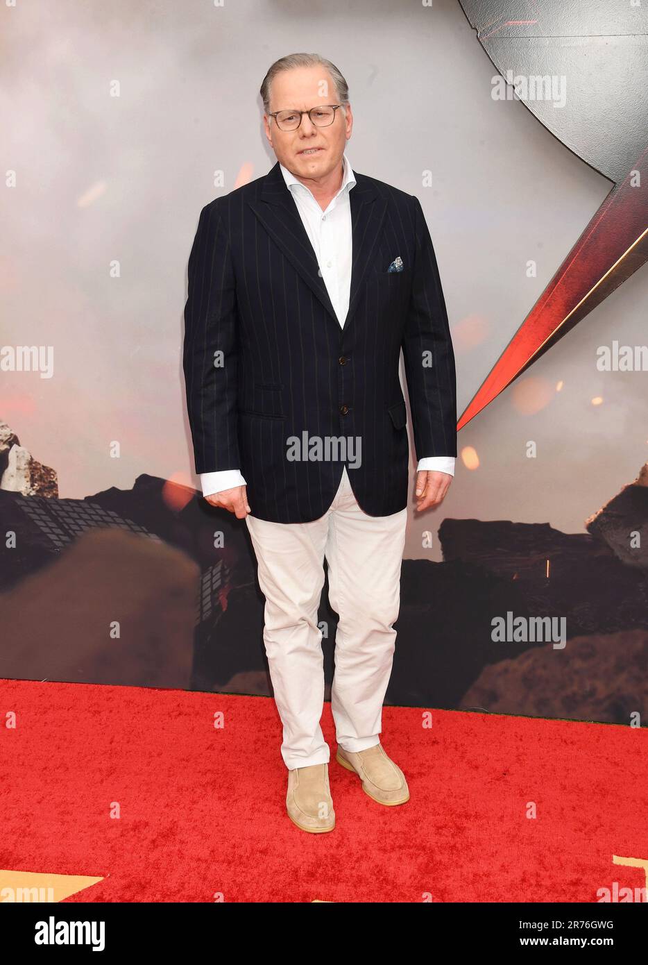 Hollywood, Kalifornien, USA. 12. Juni 2023. CEO Warner Bros Discovery David Zaslav nimmt an der Premiere von Warner Bros. In Los Angeles Teil „The Flash“ im Ovation Hollywood am 12. Juni 2023 in Hollywood, Kalifornien. Kredit: Jeffrey Mayer/Jtm Photos/Media Punch/Alamy Live News Stockfoto
