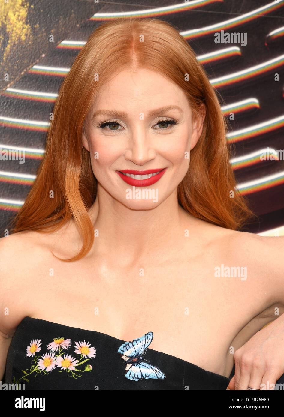 Hollywood, Kalifornien, USA. 12. Juni 2023. Jessica Chastain besucht die Premiere von Warner Bros. In Los Angeles „The Flash“ im Ovation Hollywood am 12. Juni 2023 in Hollywood, Kalifornien. Kredit: Jeffrey Mayer/Jtm Photos/Media Punch/Alamy Live News Stockfoto