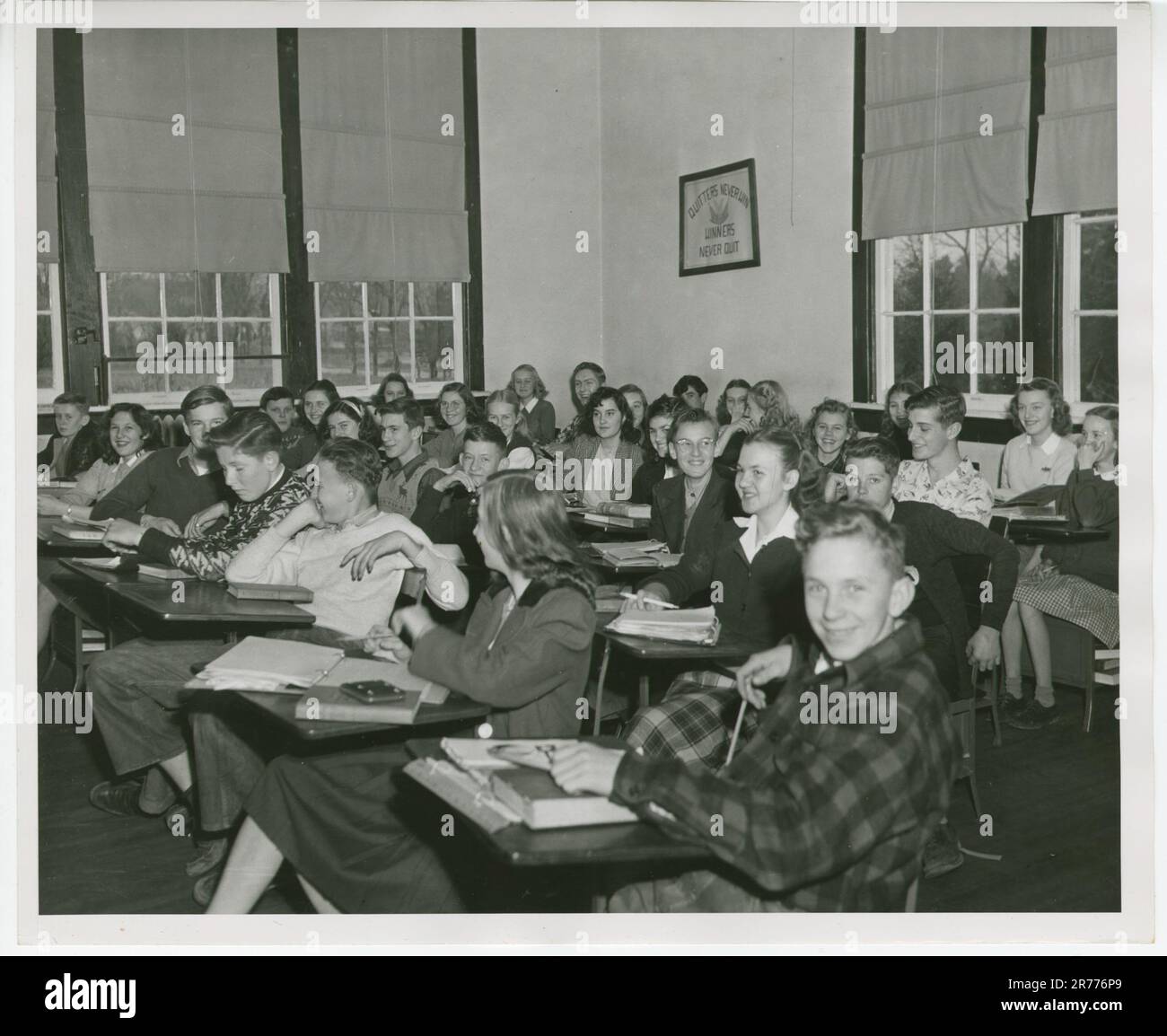 Blick auf den Botetourt High School Classroom; Freshmen. Dieser Artikel