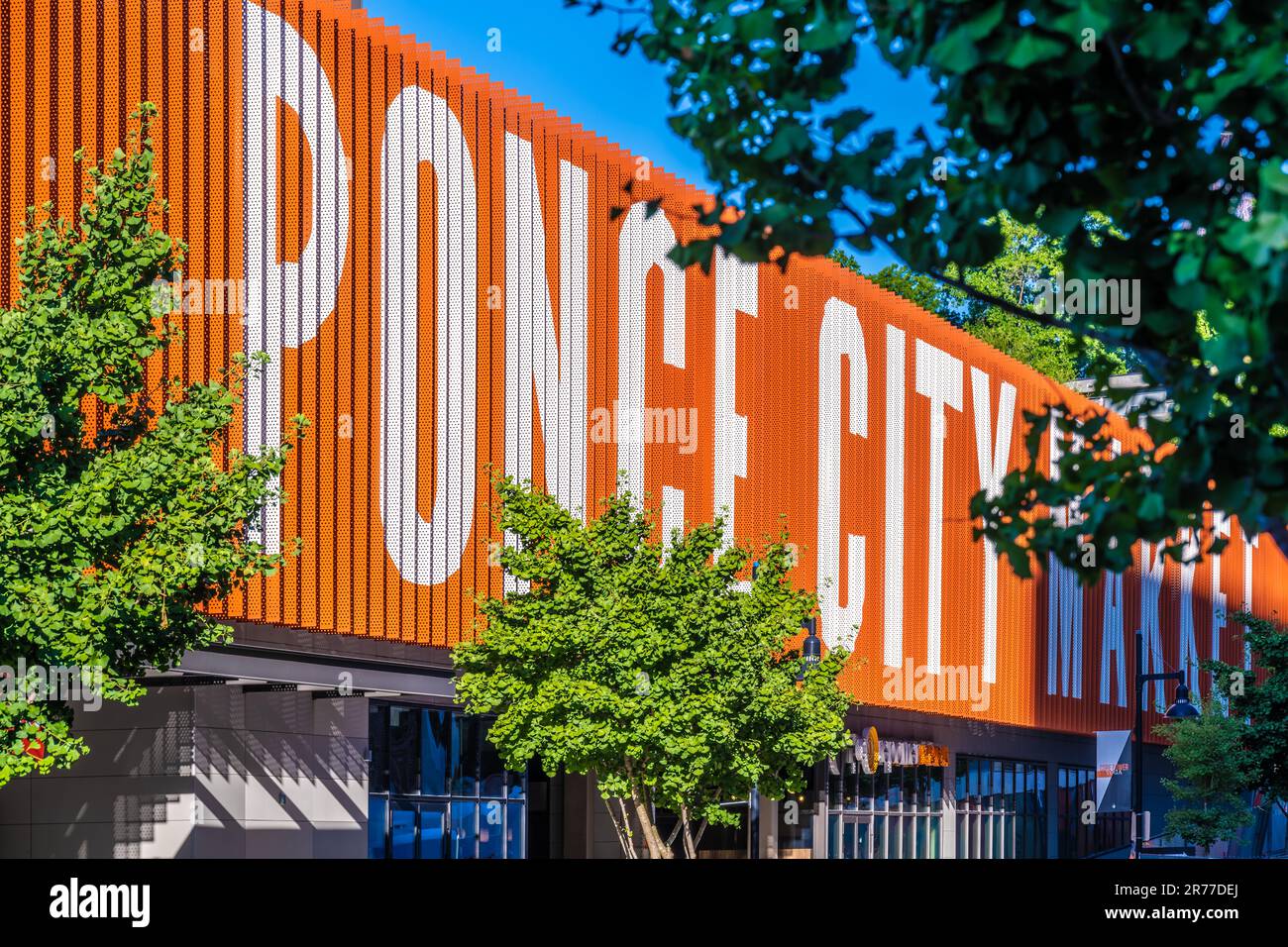 Ponce City Market, ein beliebtes Mixed-Use-Geschäft in Atlanta, Georgia. (USA) Stockfoto