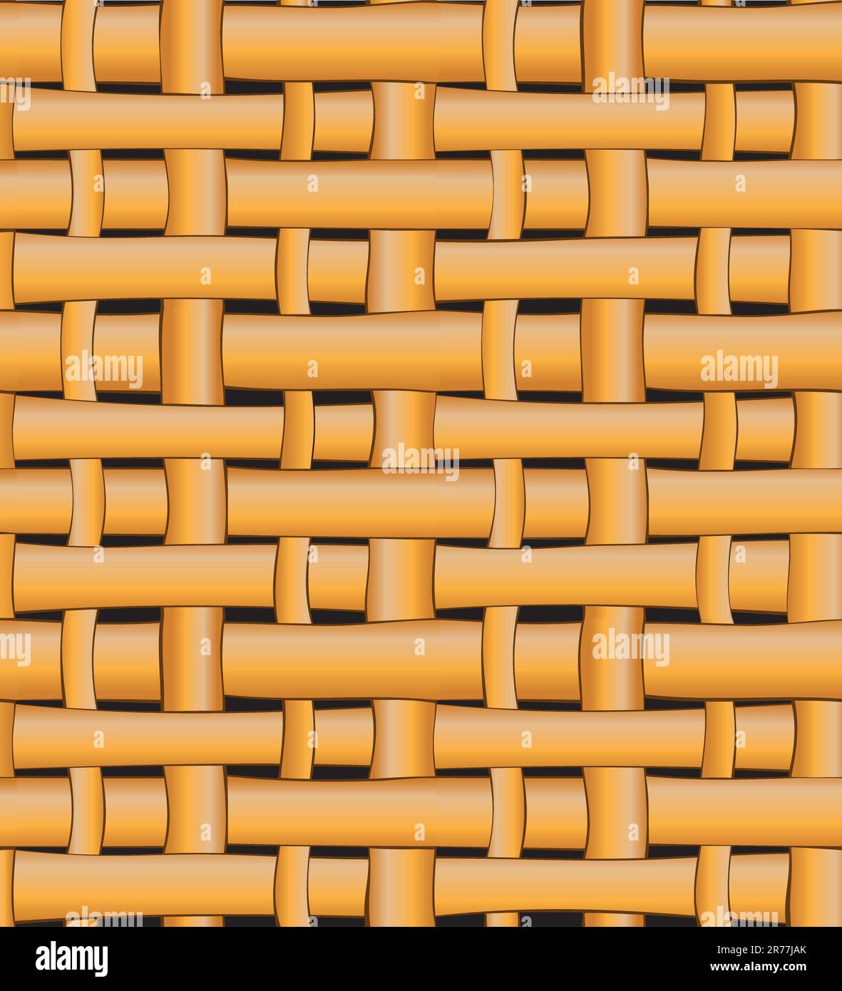 Nahtloser Korbhintergrund mit Korbmuster. Vektorversion dieses Bildes ist auch in meinem Portfolio verfügbar Stock Vektor