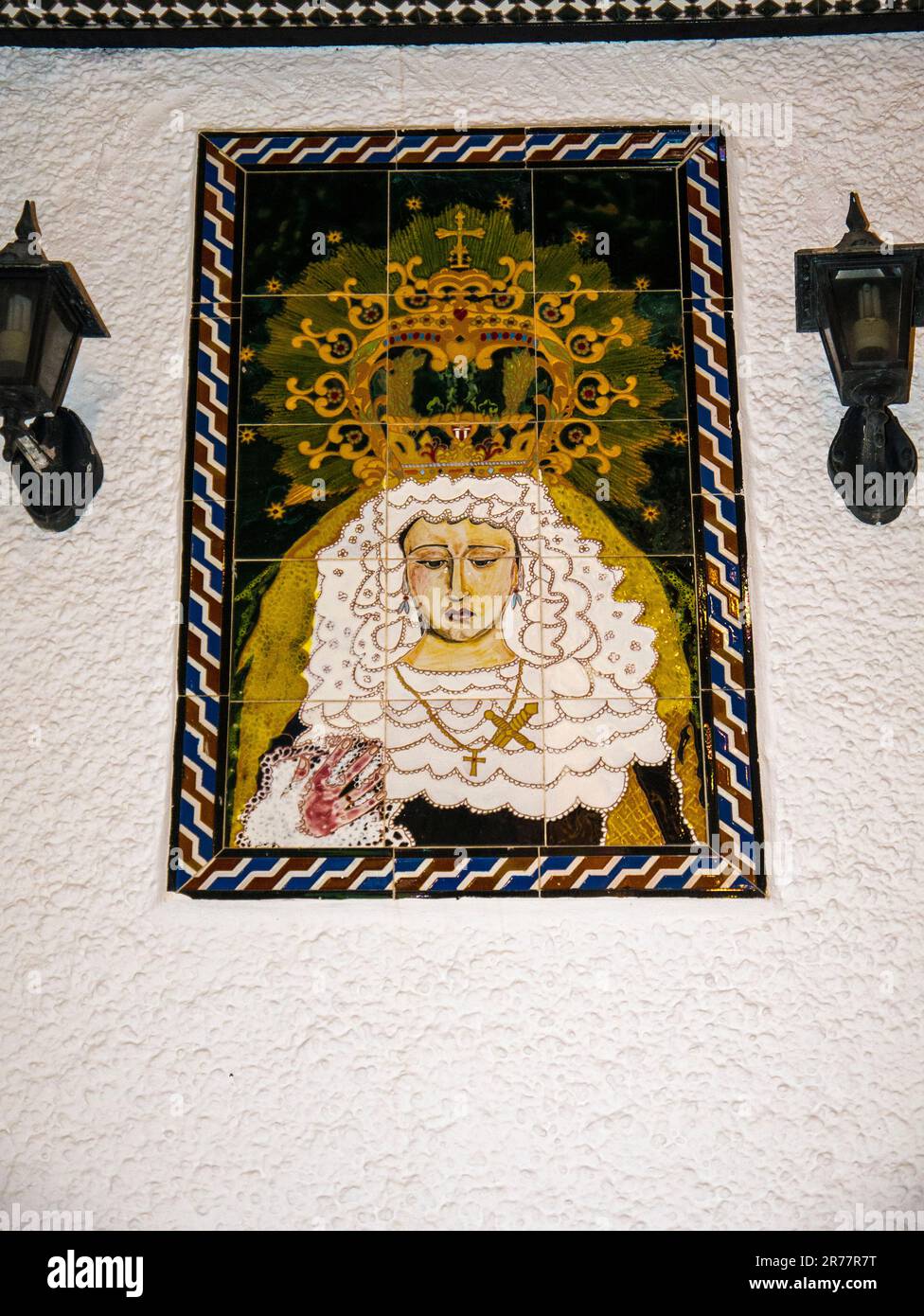 Die Pfarrkirche unserer Gnadenfrau in Fuengirola an der Costa del Sol in Südspanien Stockfoto