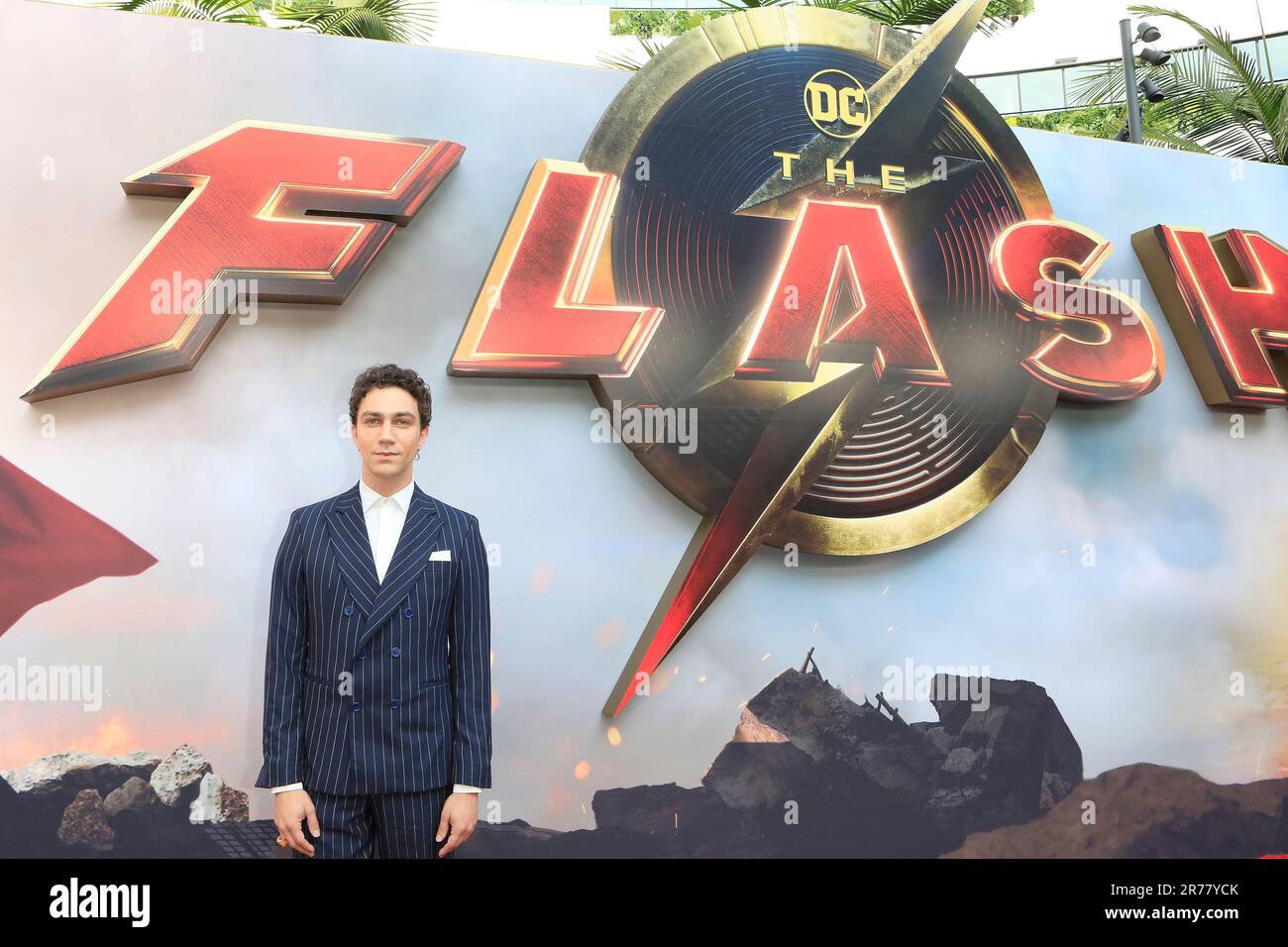 12. Juni 2023, Los Angeles, Kalifornien, USA: LOS ANGELES, KALIFORNIEN - JUNI 12: Luke Brandon Field bei der Premiere von Warner Bros The Flash at Ovation Hollywood (Credit Image: © Nina Prommer/ZUMA Press Wire) – NUR REDAKTIONELLE VERWENDUNG! Nicht für den kommerziellen GEBRAUCH! Stockfoto