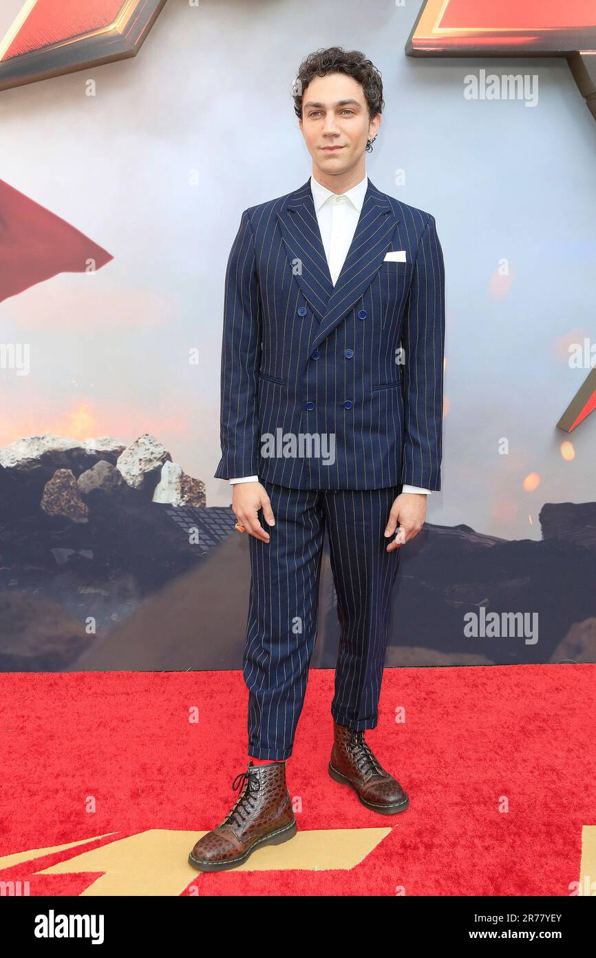12. Juni 2023, Los Angeles, Kalifornien, USA: LOS ANGELES, KALIFORNIEN - JUNI 12: Luke Brandon Field bei der Premiere von Warner Bros The Flash at Ovation Hollywood (Credit Image: © Nina Prommer/ZUMA Press Wire) – NUR REDAKTIONELLE VERWENDUNG! Nicht für den kommerziellen GEBRAUCH! Stockfoto