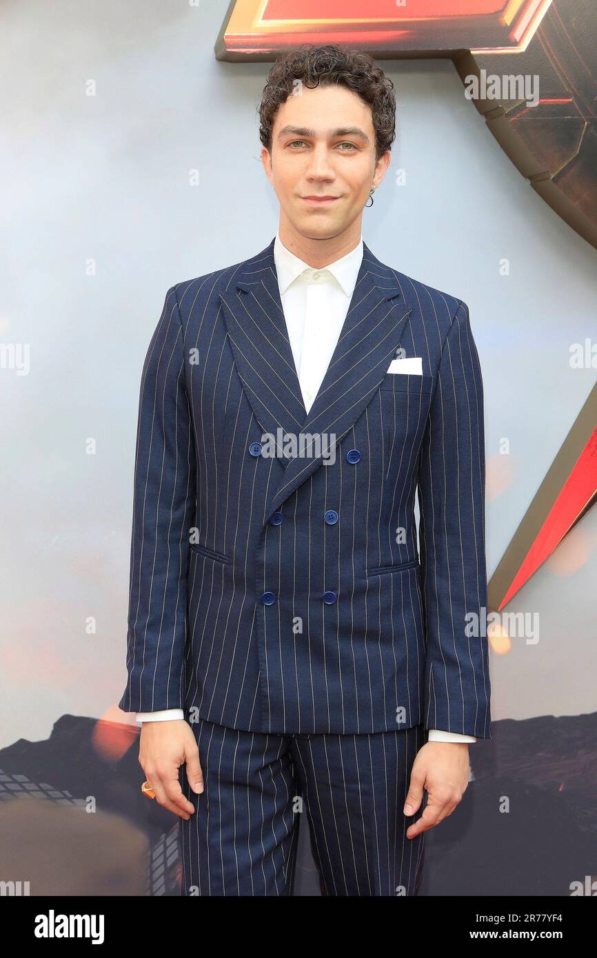 12. Juni 2023, Los Angeles, Kalifornien, USA: LOS ANGELES, KALIFORNIEN - JUNI 12: Luke Brandon Field bei der Premiere von Warner Bros The Flash at Ovation Hollywood (Credit Image: © Nina Prommer/ZUMA Press Wire) – NUR REDAKTIONELLE VERWENDUNG! Nicht für den kommerziellen GEBRAUCH! Stockfoto