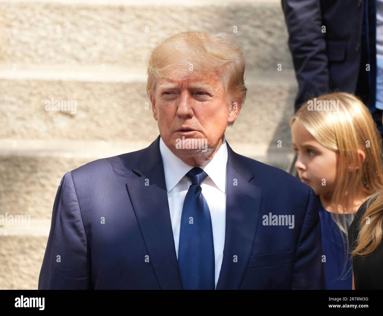 JUNE 14th 2023 Former President Donald Trump celebrates his 77th