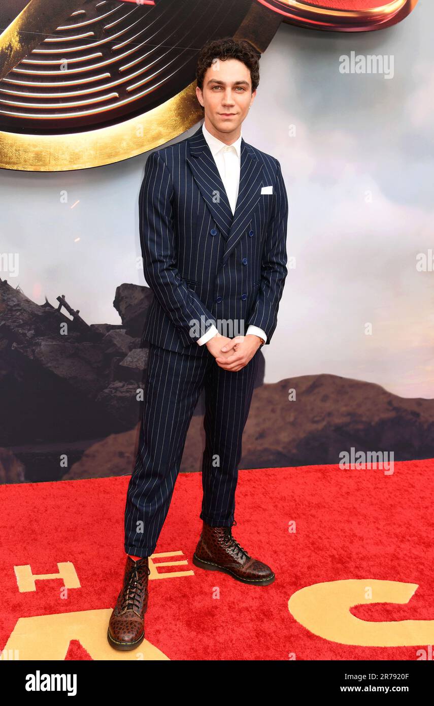 HOLLYWOOD, KALIFORNIEN - JUNI 12: Luke Brandon Field besucht die Los Angeles Premiere von Warner Bros "The Flash" in Ovation Hollywood am 12. Juni 2023 Stockfoto