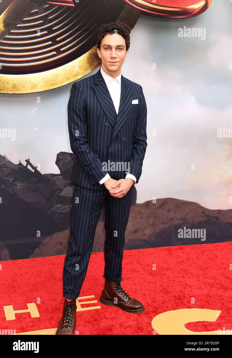 HOLLYWOOD, KALIFORNIEN - JUNI 12: Luke Brandon Field besucht die Los Angeles Premiere von Warner Bros "The Flash" in Ovation Hollywood am 12. Juni 2023 Stockfoto