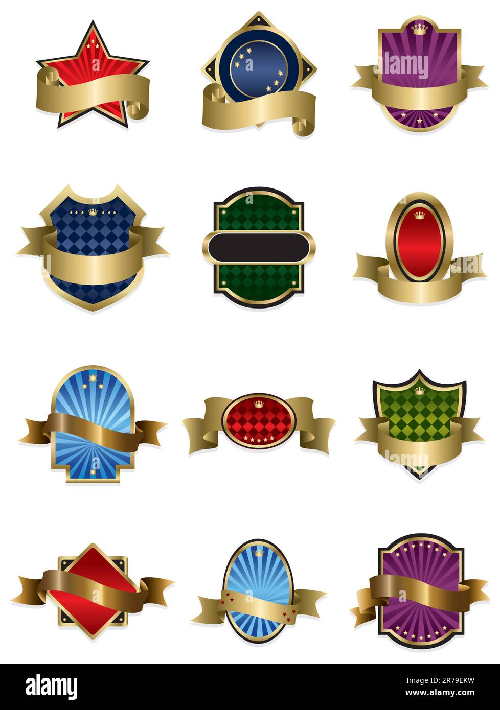 Cartoon-Label-Symbol Stock Vektor