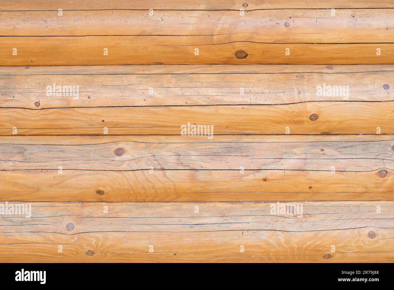 Die Textur des Holzes. Ein Holzhintergrund aus Holz. Ein Holzzaun Stockfoto