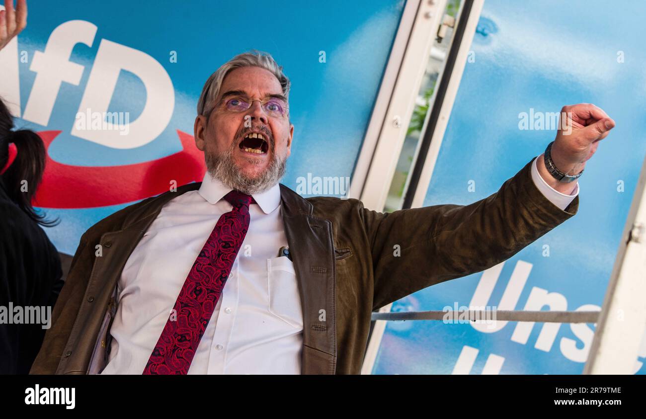 13. Juni 2023, München, Bayern, Deutschland: Thomas Baack von der AfD