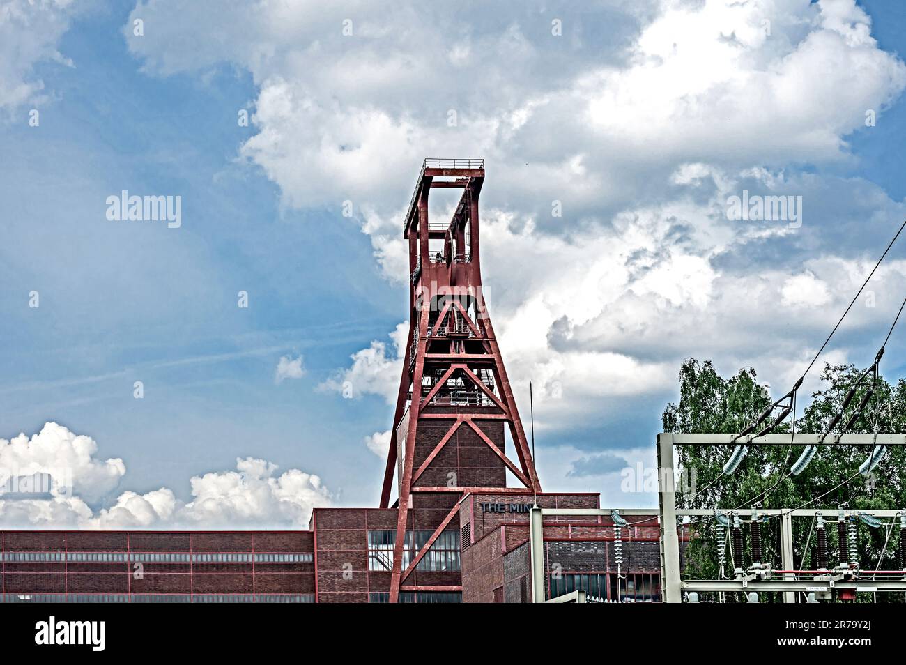 Zeche Zollverein (Essen, Nordrhein-Westfalen); Kohlebergwerk, Industriekomplex Stockfoto