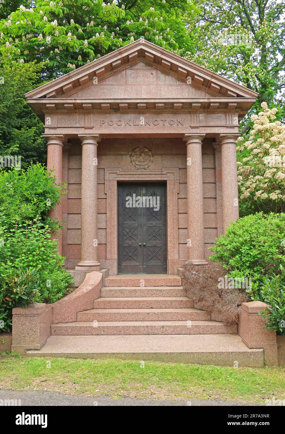Grab von Thomas Pocklington 1860-1935, begraben auf dem Highgate Cemetery, London, Swain's Lane, N6 6PJ Stockfoto