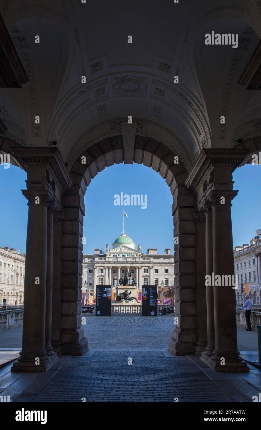 Somerset House London The Strand Stockfoto