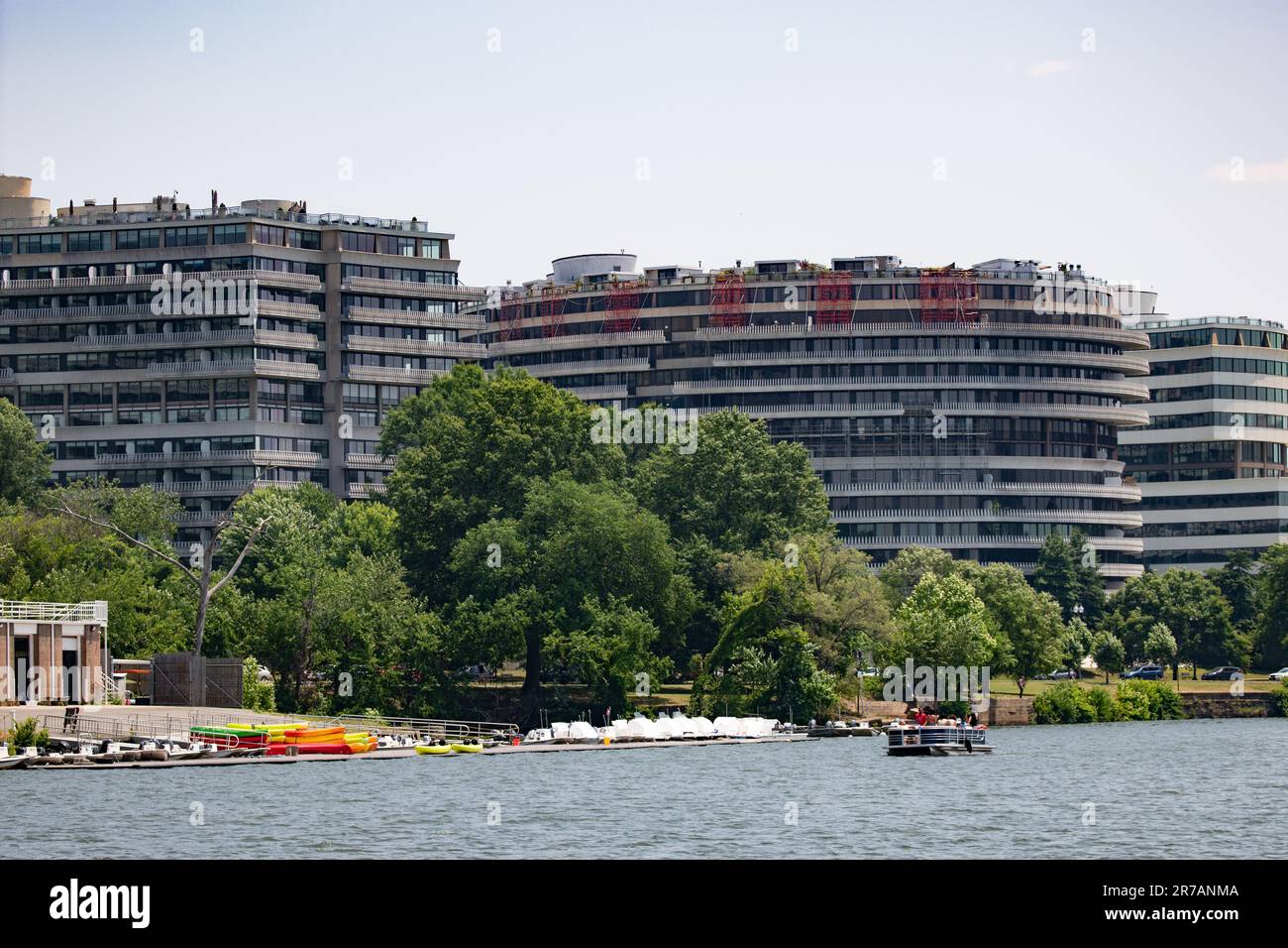 Watergate Komplex eine Gruppe von sechs Gebäuden, Washington DC, USA. Bild: Garyroberts/worldwidefeatures.com Stockfoto