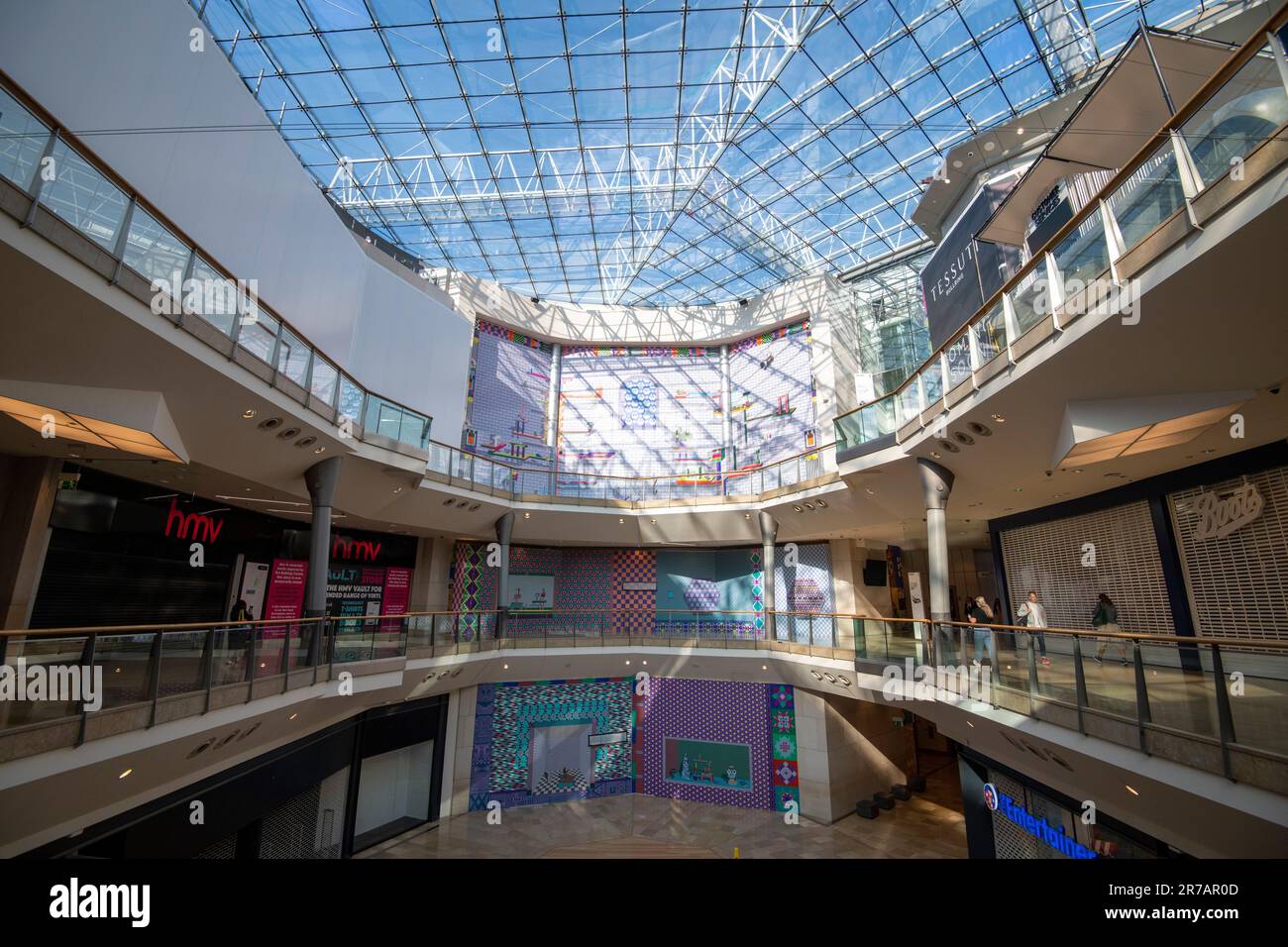 Im Bullring Shopping Centre in Birmingham City, West Midlands England Großbritannien Stockfoto