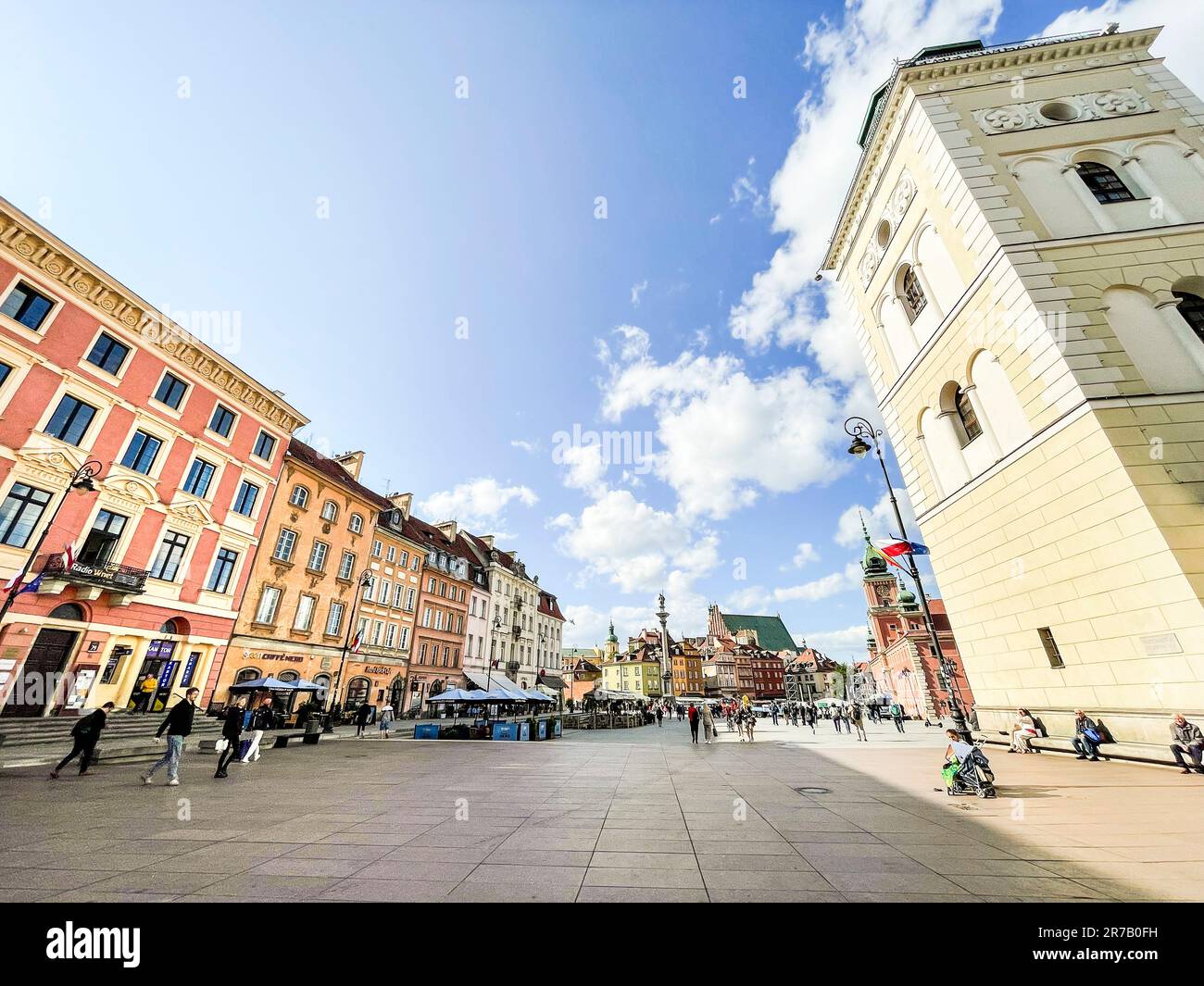 Polen, Warschau, Altstadt, Königsstraße Stockfoto