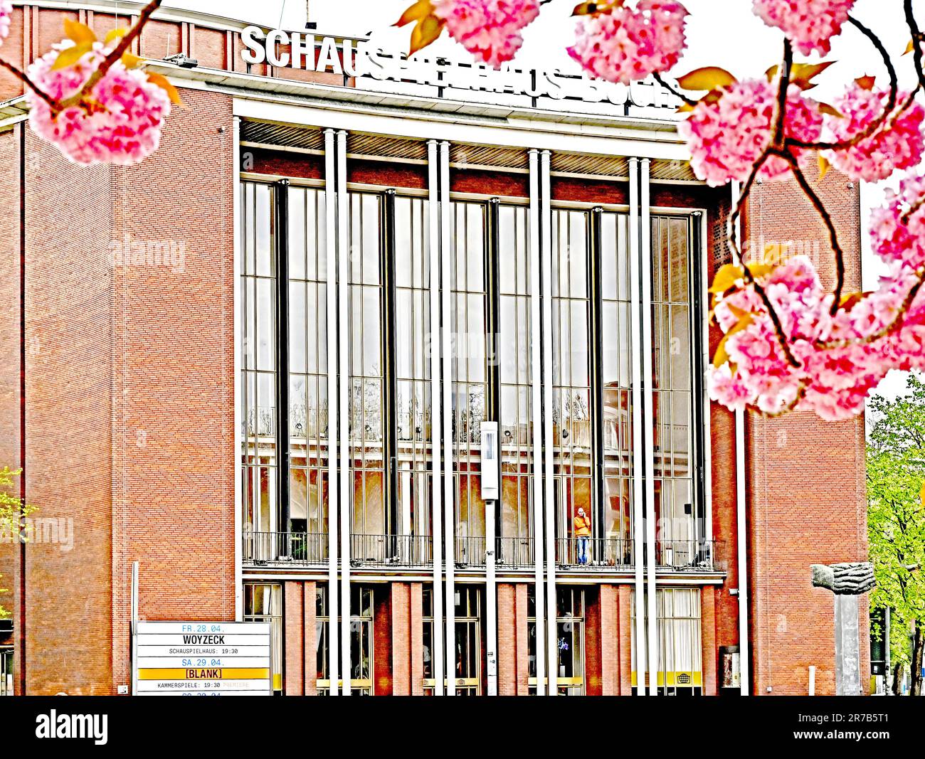 Bochum (Nordrhein-Westfalen, Deutschland): Schauspielhaus, Theater Stockfoto