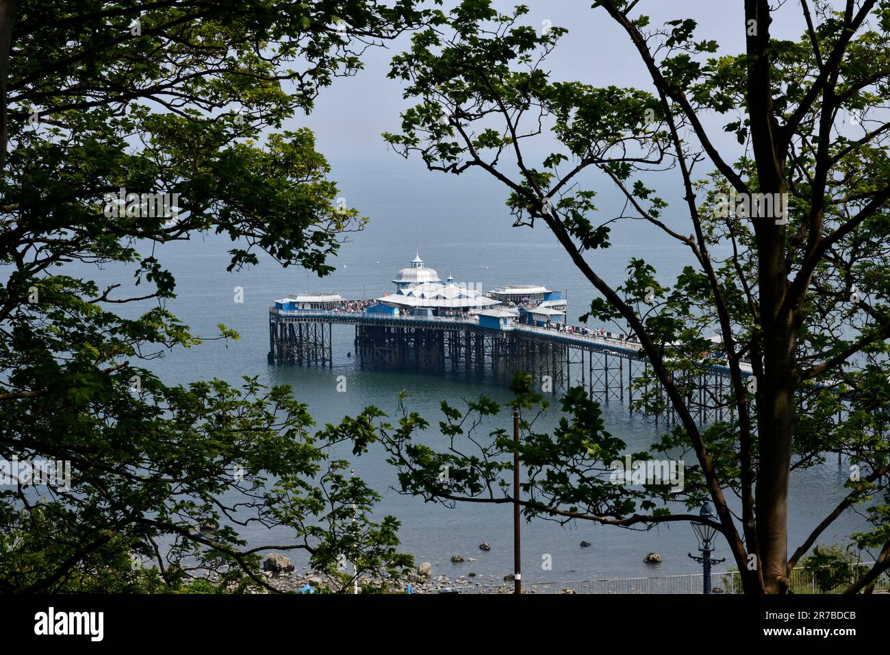 Llandudno Pier in Nordwales; Wales; Walisisch; Vereinigtes Königreich; Vereinigtes Königreich Stockfoto