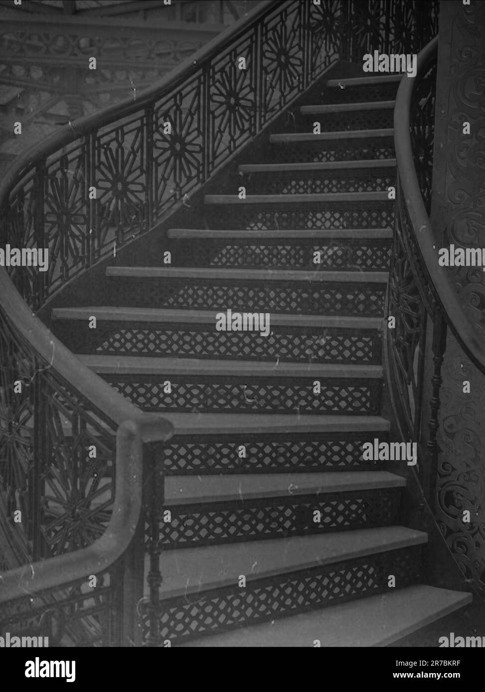 Treppenstufen in der Stadt Stockfoto