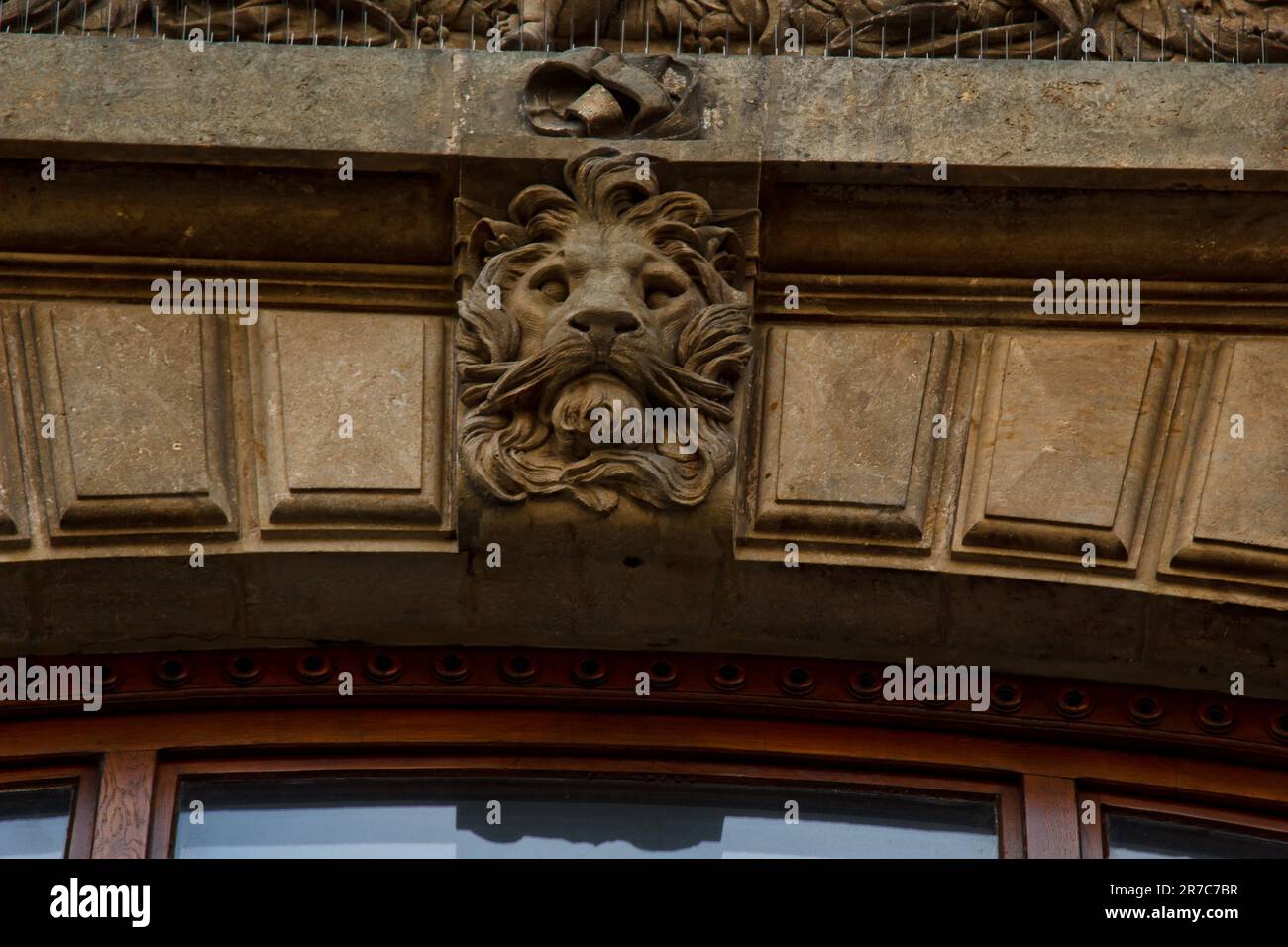 Prag, Tschechische Republik. 10.05.2019 Uhr: Nahaufnahme der Fassade ...