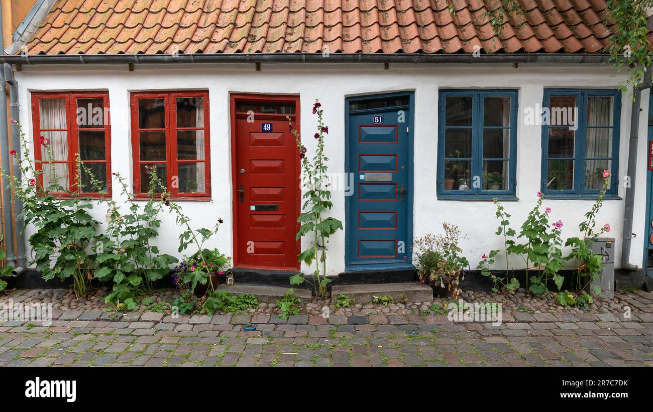 Traditionelles Dänisches Haus Stockfoto