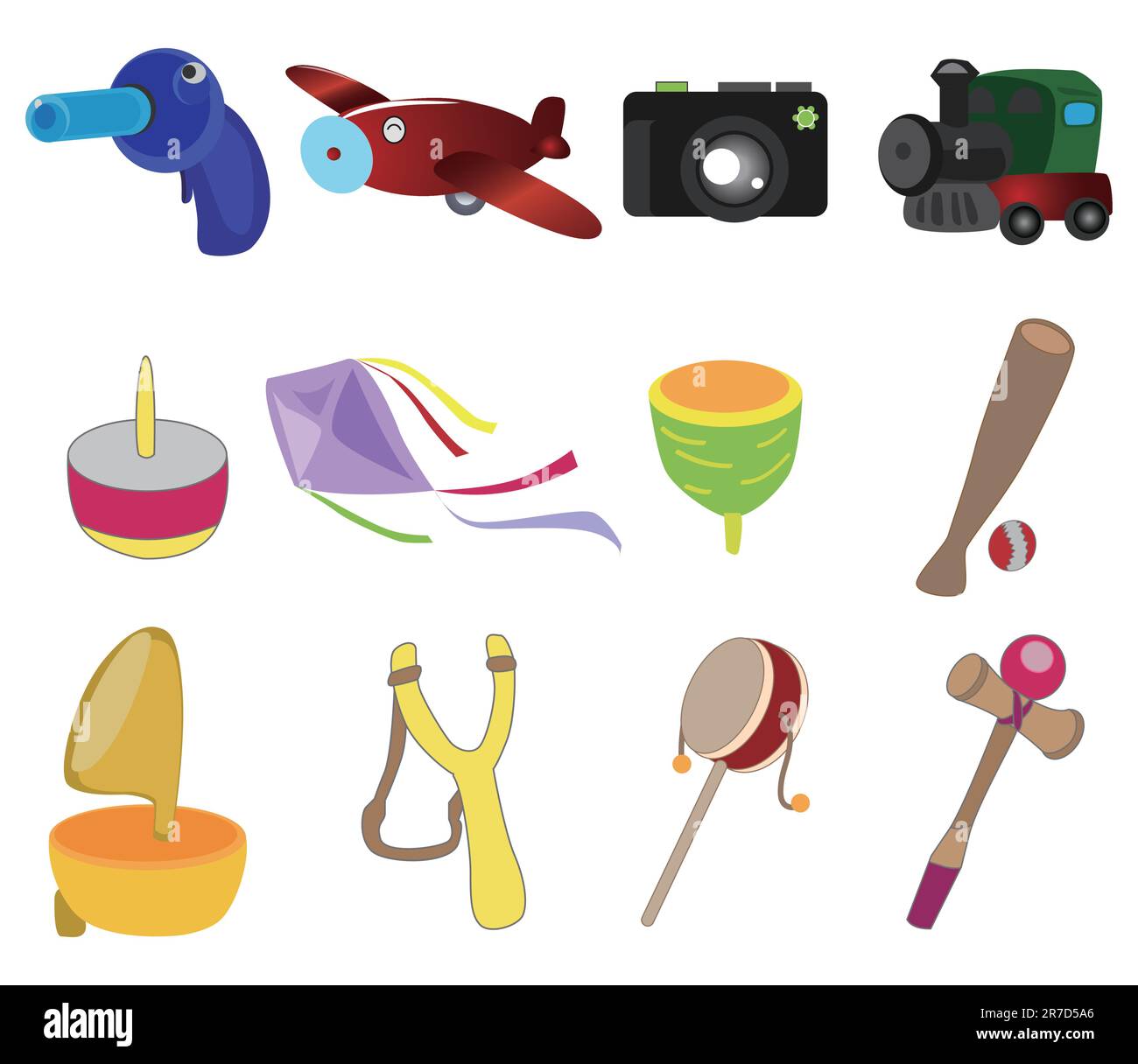 Zeichentrickset für Kinder Stock Vektor